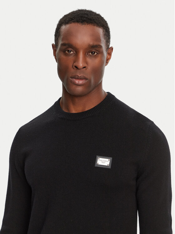 Dolce&Gabbana Dolce&Gabbana Пуловер GXO39T JEMQ4 Черен Regular Fit