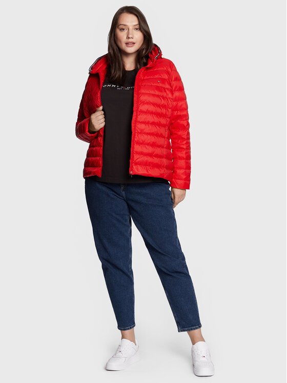 Giacca di transizione Essential WW0WW35323 Rosso