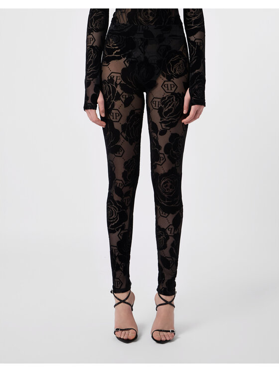 PHILIPP PLEIN PHILIPP PLEIN Leggings 31060 Nero Active Fit