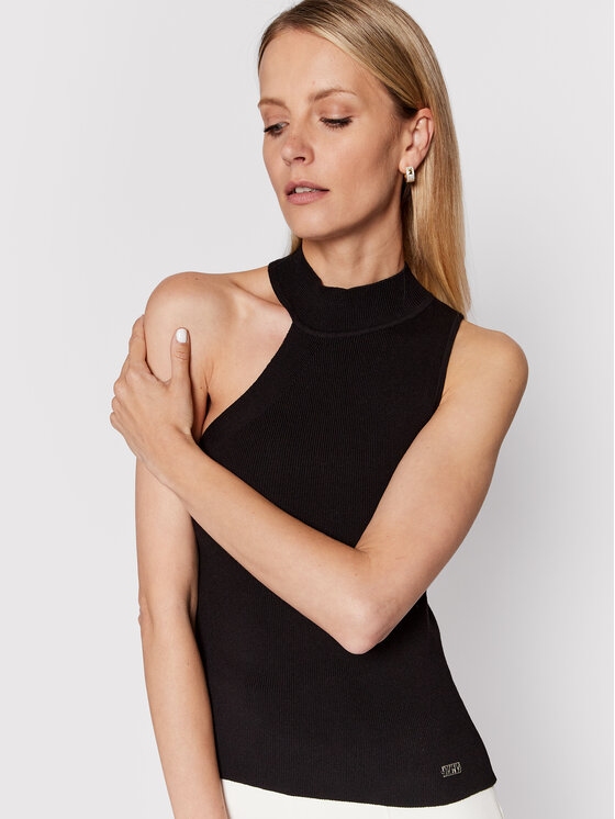 DKNY DKNY Top P2ASAA41 Črna Slim Fit