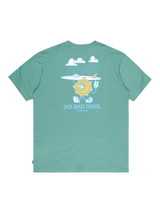 Billabong Billabong T-shirt Gimmicks EBYZT00363 Zelena Regular Fit