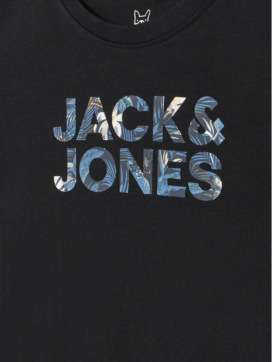 Jack & Jones Junior Jack & Jones Junior T-shirt 12268854 Crna Regular Fit