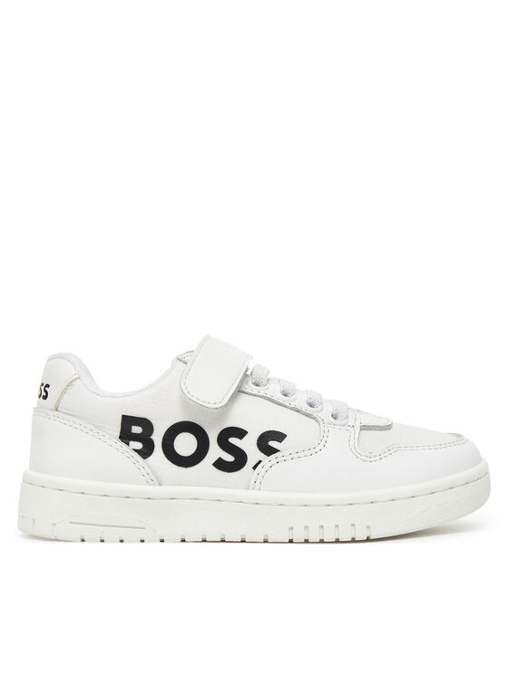 BOSS Sneakersy J51644 E Biela