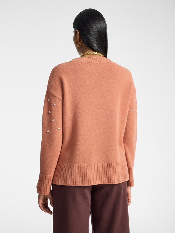 Elena Mirò Elena Mirò Sweter M010Z100803N006 Różowy Regular Fit