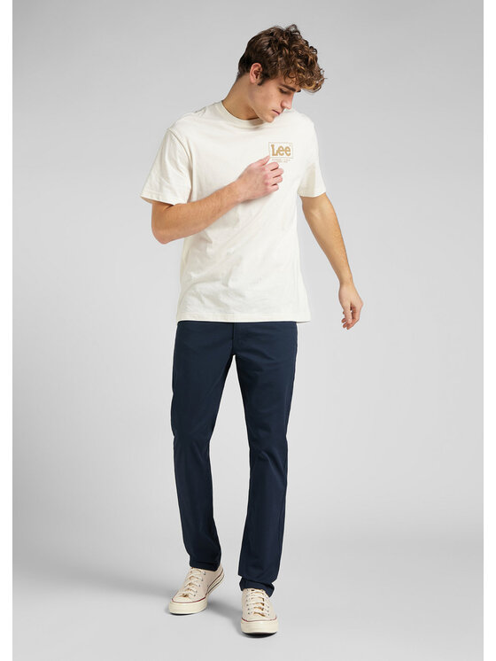 Lee Lee Pantaloni di tessuto DAREN ZIP FLY Blu Straight Fit