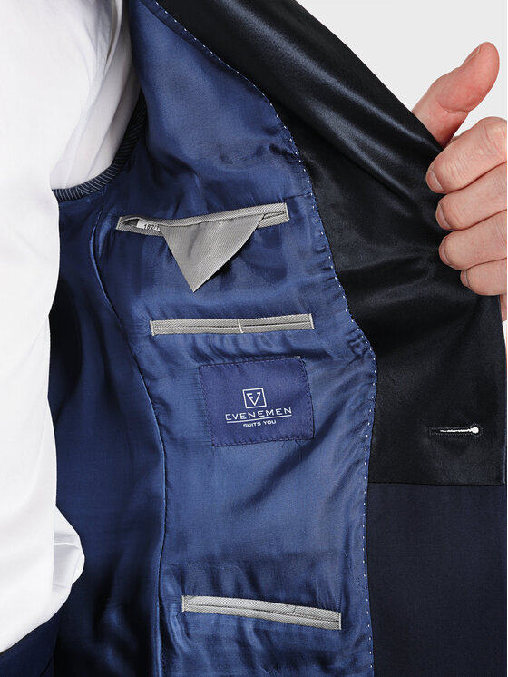 Evenemen Evenemen Garnitur Smoking G Granatowy Slim Fit
