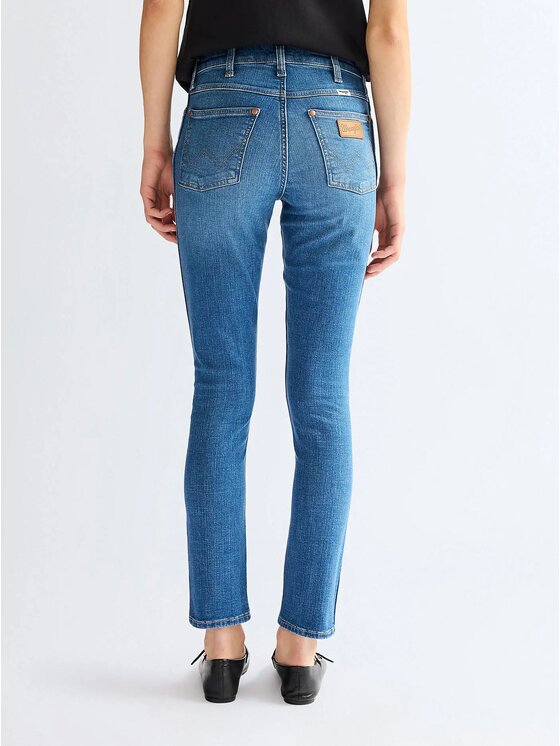 Wrangler Wrangler Jeansy SIENNA Niebieski Slim Fit