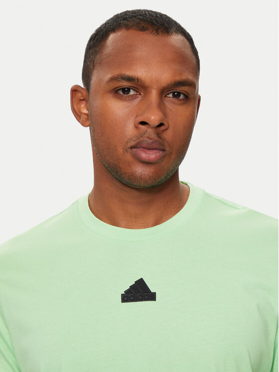 adidas adidas Majica City Escape Graphic IN6237 Zelena Regular Fit