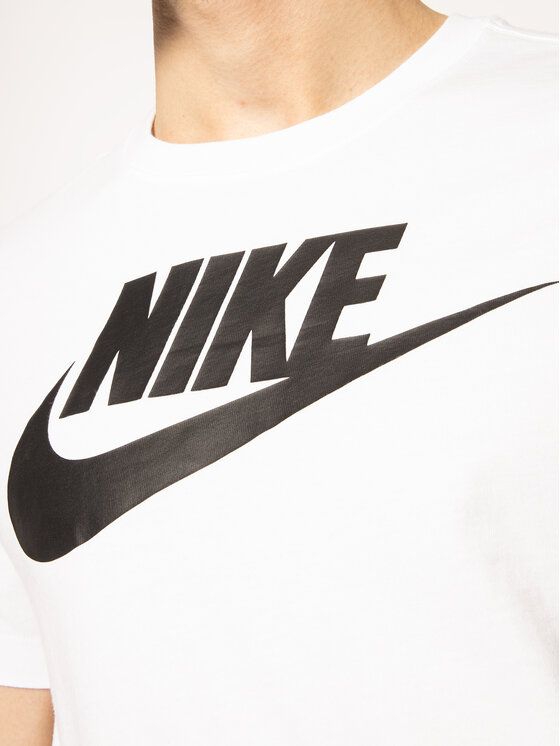 Nike Nike T-Shirt Icon Futura AR5004 Bílá Regular Fit