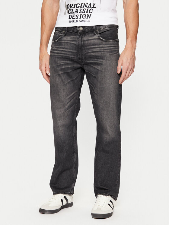 Guess Jeans Džínsy M5RA1B D5LW1 Sivá Straight Leg