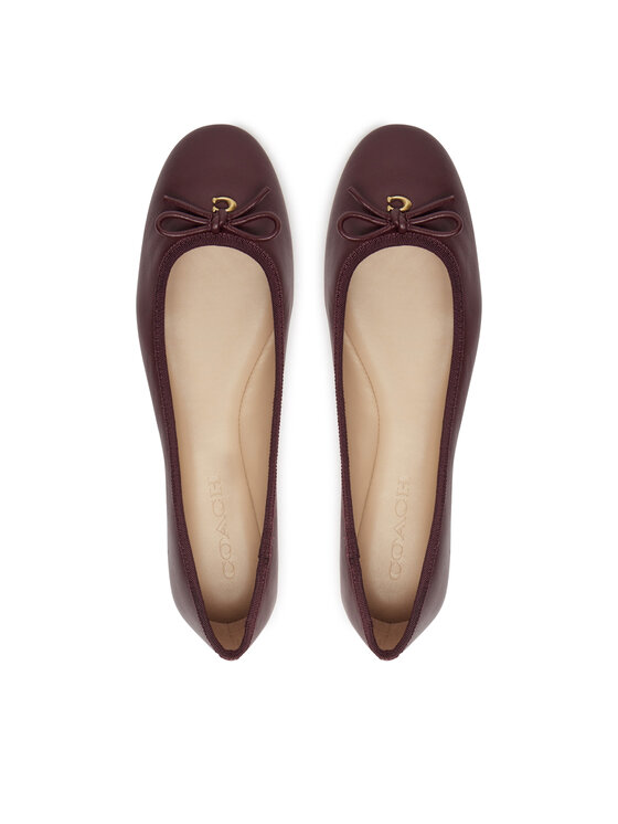 Coach Coach Ballerinas Abigail CS066 Dunkelrot