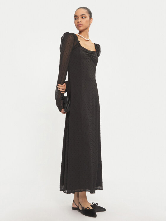 ROTATE ROTATE Coctailkleid Savy 113104100 Schwarz Regular Fit