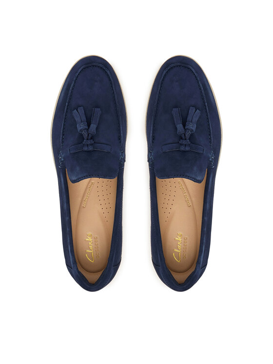 Clarks Clarks Mokasíny Narini Edge 26181452 Tmavomodrá