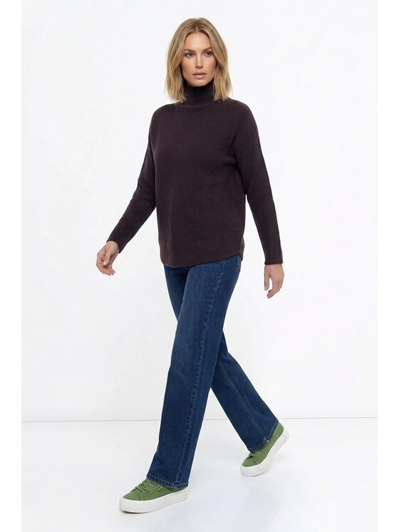 FIGL FIGL Πουλόβερ M1290 Καφέ Regular Fit
