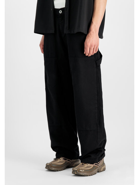 Alpha Industries Alpha Industries Spodnie cargo Carpenter Pant Czarny Relaxed Fit