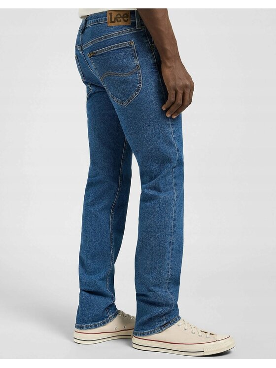 Lee Lee Jeansy Daren Zip Fly Niebieski Regular Fit