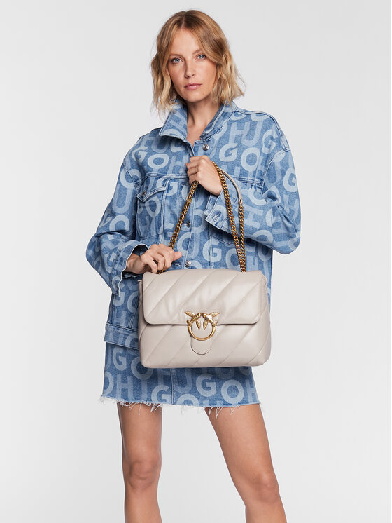 PINKO Pinko Torbica Love Big Puff Cl PE 23 PLTT 100037 A0F2 Siva