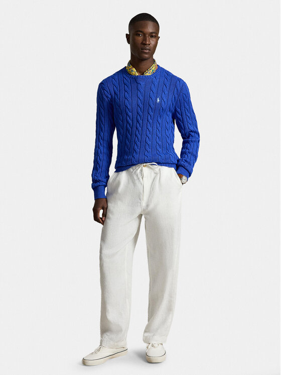 Polo Ralph Lauren Polo Ralph Lauren Pulover 710775885546 Modra Regular Fit