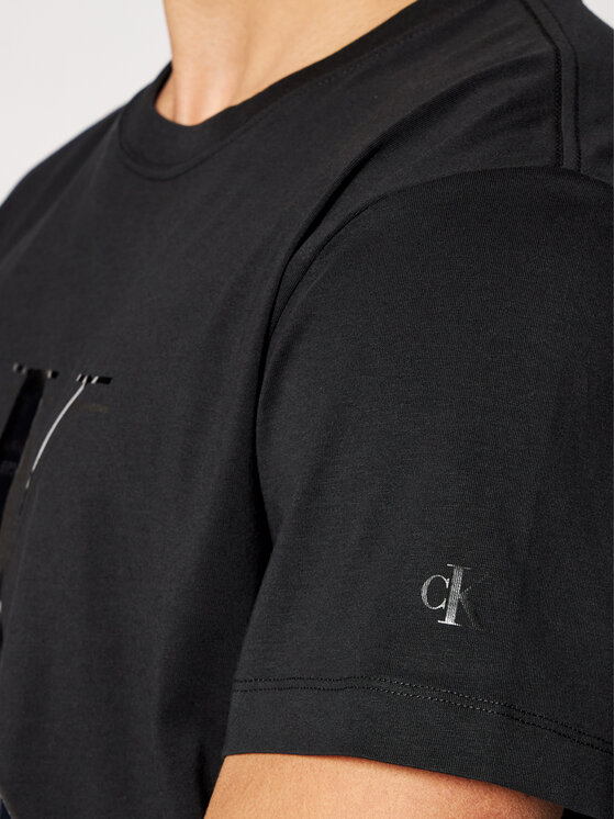 Calvin Klein Jeans T-shirt J30J317508 Nero Regular Fit • Modivo.it