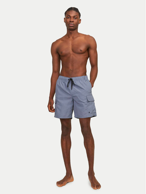 Jack & Jones Jack & Jones Szorty kąpielowe Jpstfiji 12257214 Niebieski Regular Fit