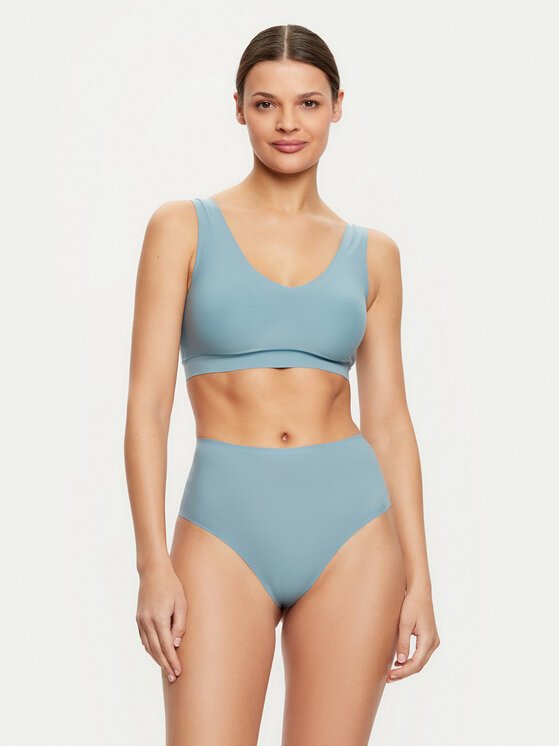 Chantelle Chantelle Brazīliešu biksītes ar augstu jostas daļu Soft Stretch C10690 Pelēks