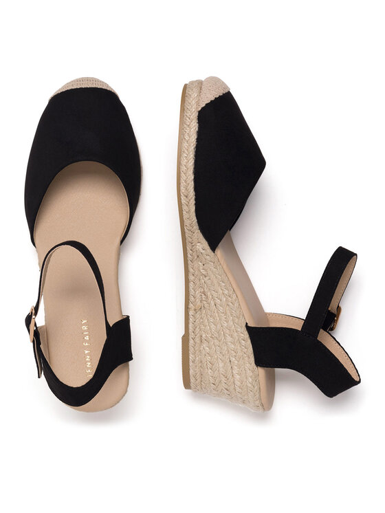 Jenny Fairy Jenny Fairy Espadryle WYL2610-2 Czarny