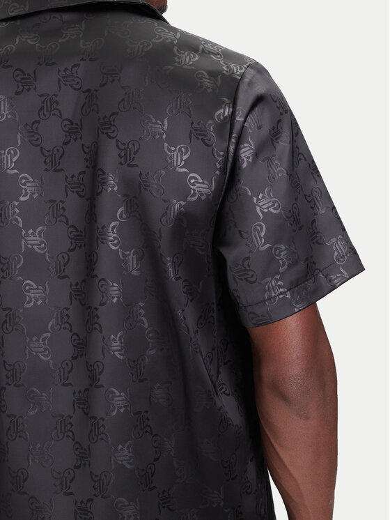 Karl Kani Karl Kani Πουκάμισο Signature All Over Print Resort PD00005369 Μαύρο Regular Fit