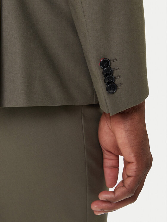 HUGO HUGO Uzvalks Henry/Getlin232X 50530116 Zaļš Slim Fit