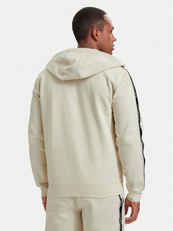 EA7 Emporio Armani EA7 Emporio Armani Bluza 7M002197 AF10377 U1079 Beżowy jasny Regular Fit