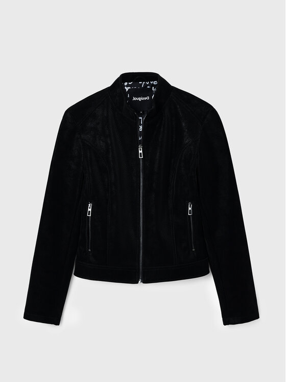 Desigual Desigual Куртка зі штучної шкіри Las Vegas 22WWEW62 Чорний Regular Fit