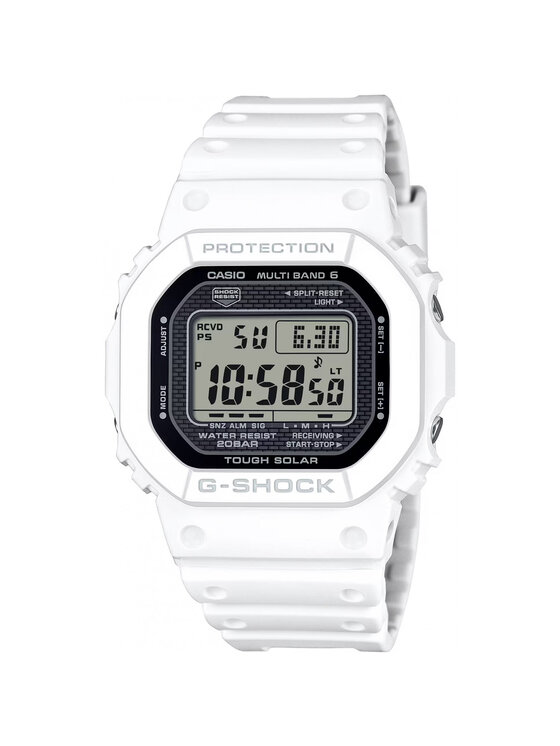 Casio Casio Zegarek GW-5000HS-7ER Biały