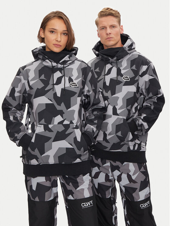 Colourwear Funkčná mikina Hoodie 7010302 Čierna Regular Fit