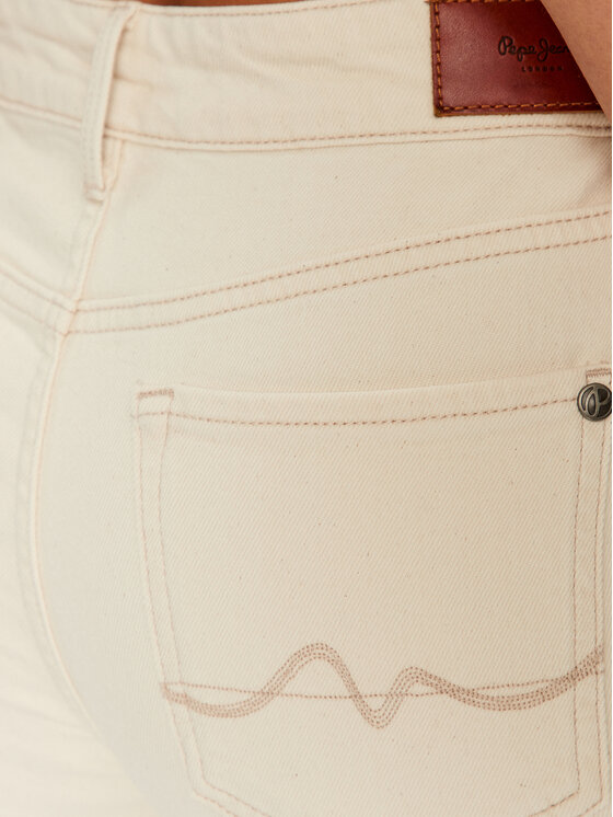 Pepe Jeans Pepe Jeans Τζιν Mary PL204164 Εκρού Straight Fit