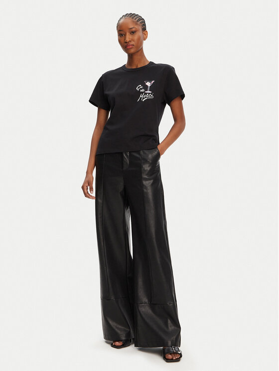 HUGO HUGO Футболка Destrel_2 50544897 Чорний Loose Fit