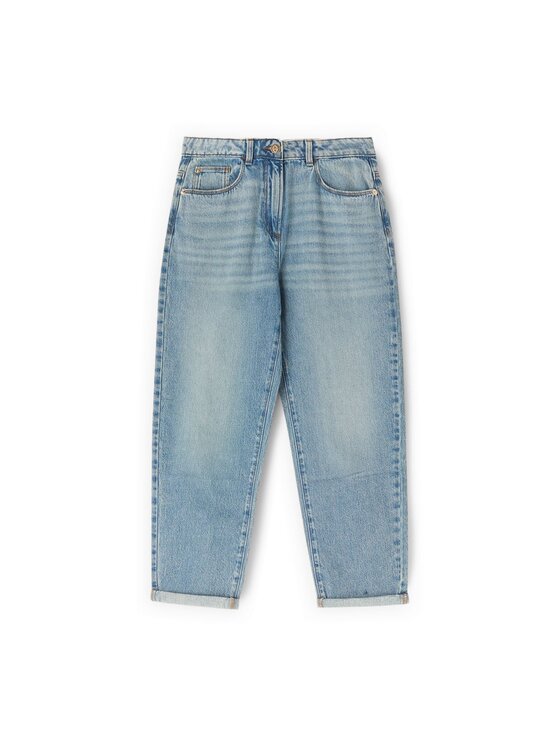 Motivi Motivi Jeansy P417Q204623N024 Turkusowy Boy Fit
