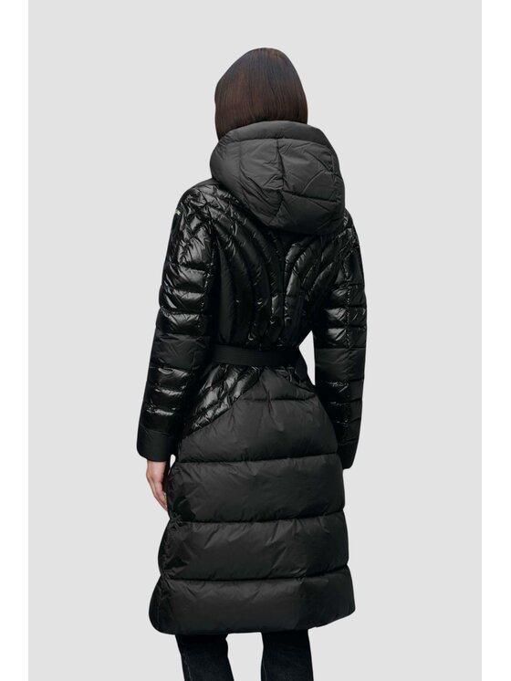 Blauer Blauer Płaszcz 24WBLDK03086 006976 Czarny Regular Fit