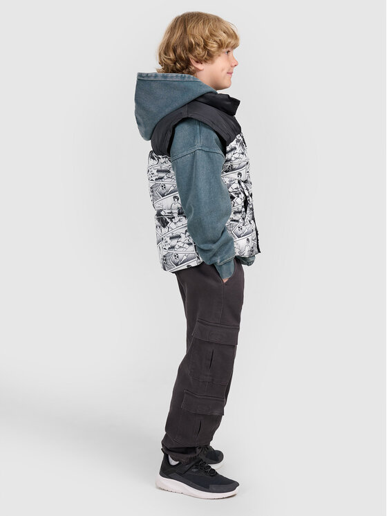 4F 4F Kamizelka OUTERWEAR Biały Oversize