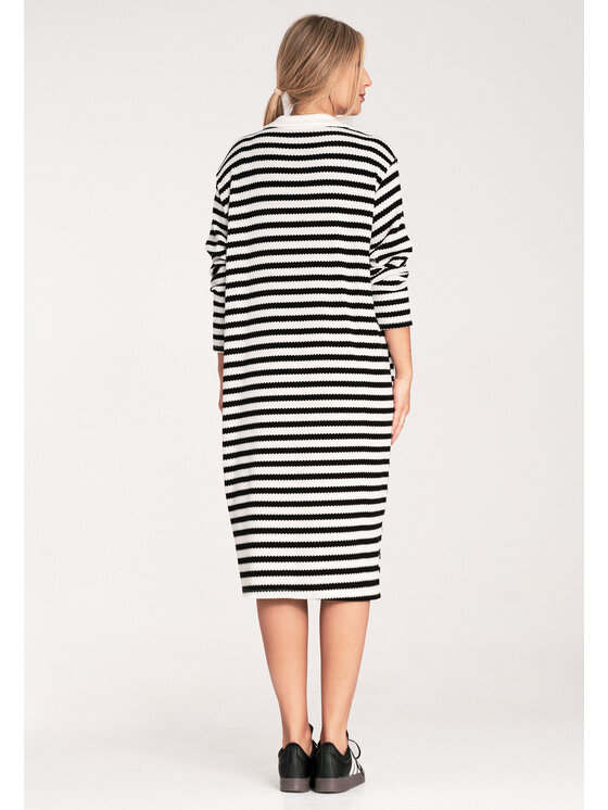 FIGL FIGL Sukienka dzianinowa M1098 Kolorowy Straight Fit