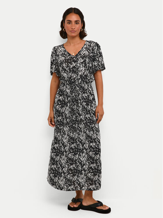 Kaffe Kaffe Nyári ruha Amber 10508624 Fekete Relaxed Fit