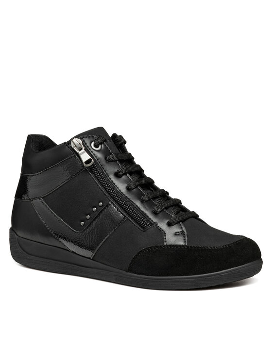 Geox Geox Tenisice D Myria D4668B 0EKHH C9999 Crna