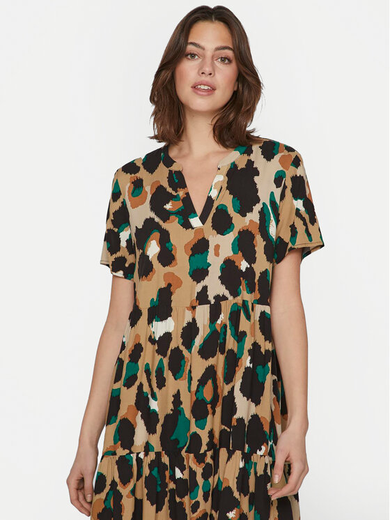 Vila Vila Rochie de zi Paya 14086994 Verde Regular Fit