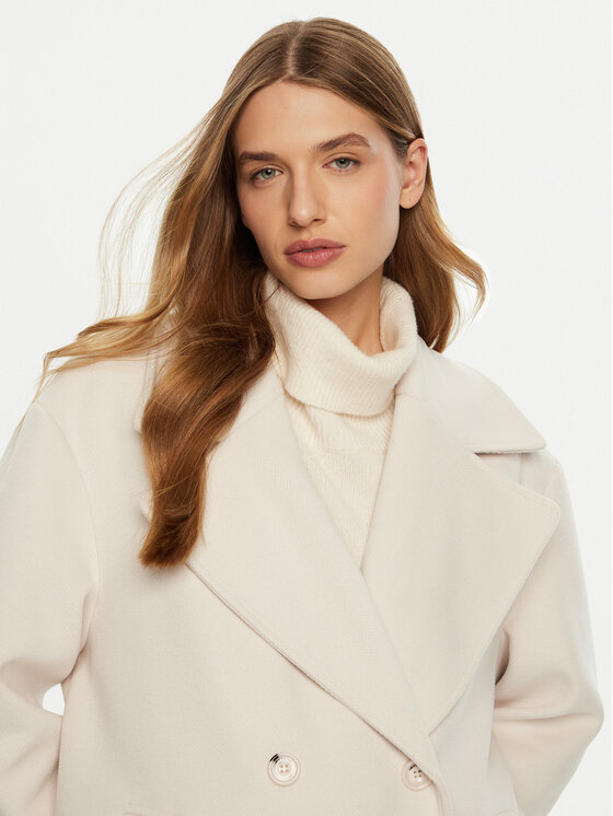 Imperial Imperial Palton de iarnă KI54IID Écru Loose Fit