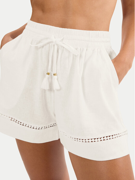 Triumph Triumph Szorty piżamowe Summer Wear 10227237 Biały Regular Fit