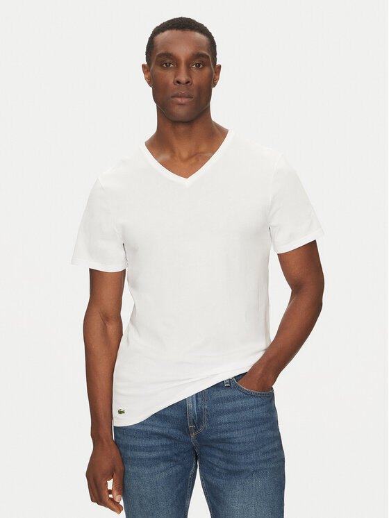 Lacoste Lacoste Komplekt kolmest t-särgist TH9008 Valge Slim Fit