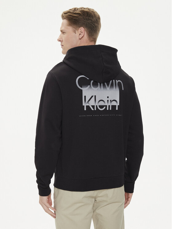 Calvin Klein Calvin Klein Μπλούζα Enlarged Back Logo K10K113079 Μαύρο Regular Fit