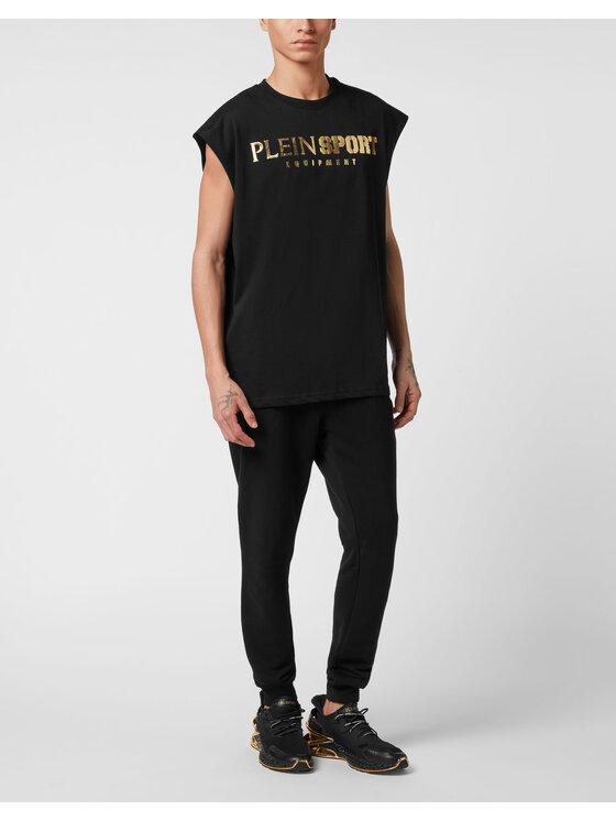 Plein Sport Plein Sport Tank top 24099 Czarny Regular Fit