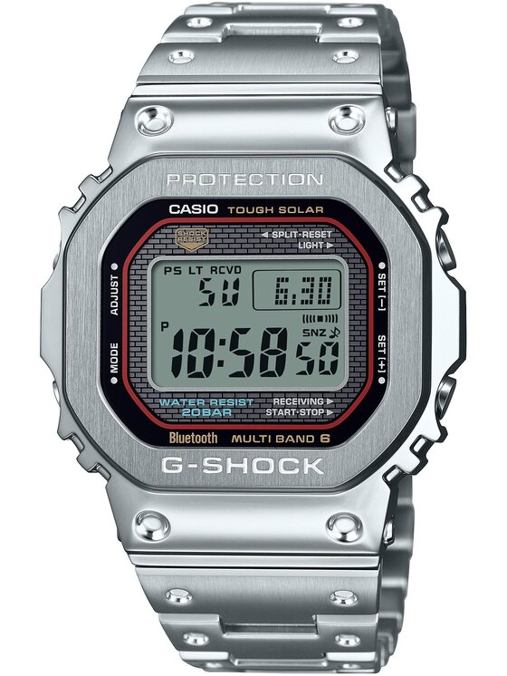 Casio Casio Zegarek GMW-B5000D-1CER Srebrny