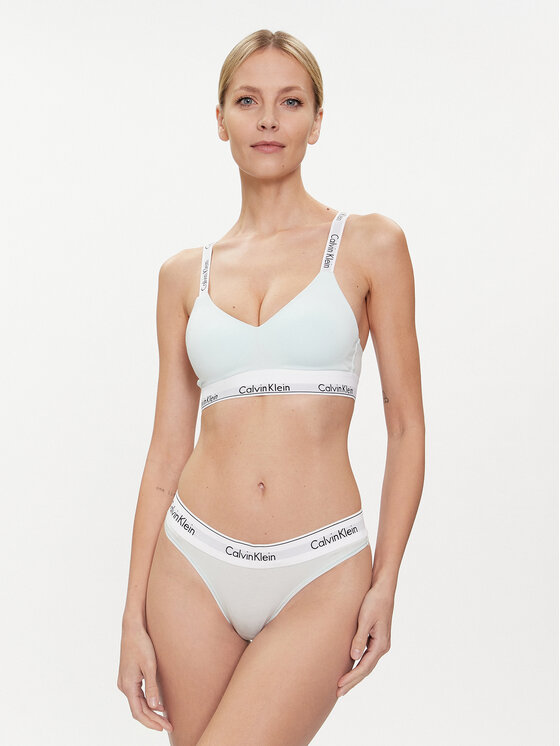 Calvin Klein Underwear Calvin Klein Underwear Kalhotky string 0000F3786E Modrá
