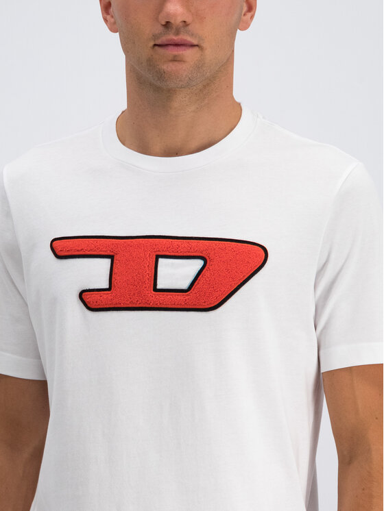 Diesel Diesel T-Shirt T-Just-Division-D 00SY7A0CATJ Biały Regular Fit