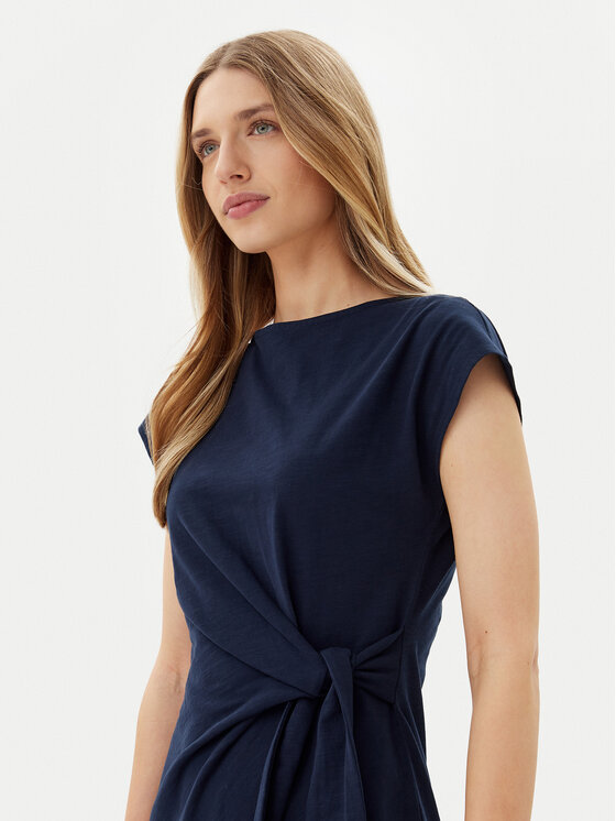Tommy Hilfiger Tommy Hilfiger Sukienka codzienna WW0WW45159 Granatowy Regular Fit